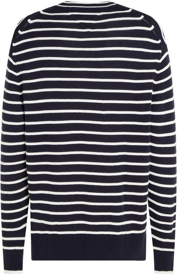 Tommy Hilfiger Gebreide trui BRETON STRUCTURE CREW NECK - Foto 4