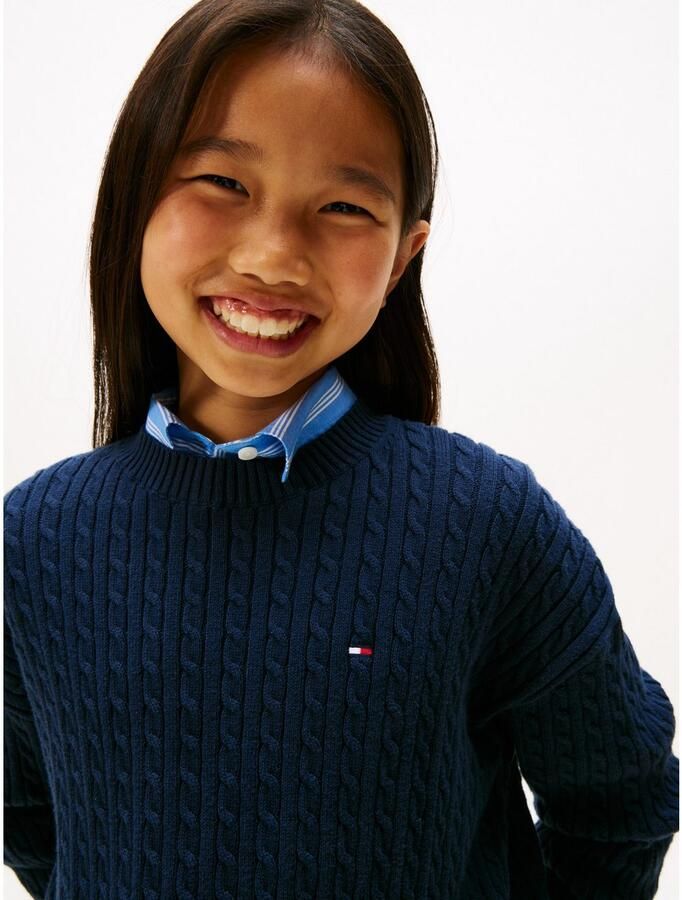 Tommy Hilfiger Gebreide trui CABLE SWEATER Kinderen tot 16 jaar - Foto 2