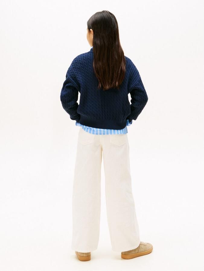 Tommy Hilfiger Gebreide trui CABLE SWEATER Kinderen tot 16 jaar - Foto 4