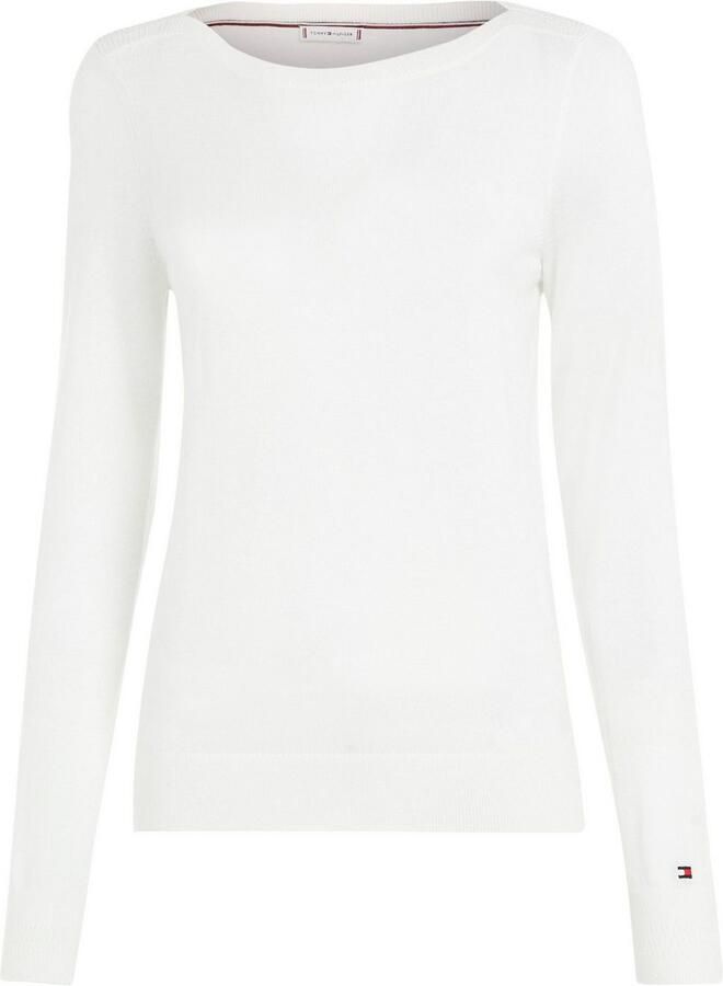 Tommy Hilfiger Gebreide trui CO JERSEY STITCH V-NK SWEATER - Foto 2