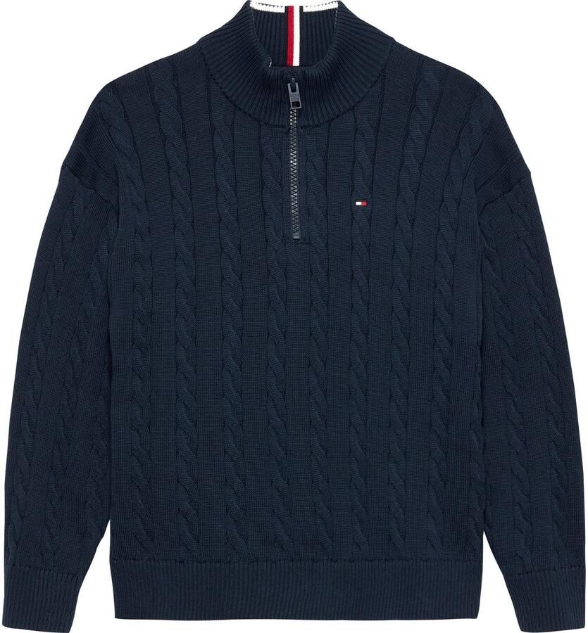 Tommy Hilfiger Teens Regular fit schipperstrui van puur katoen - Foto 2