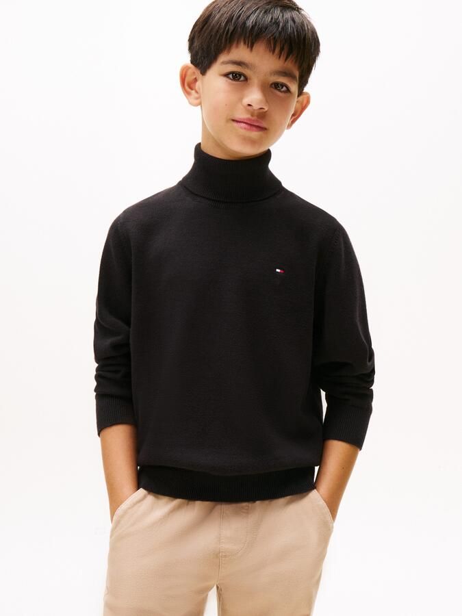 Tommy Hilfiger Gebreide trui COTTON TURTLE NECK SWEATER - Foto 5