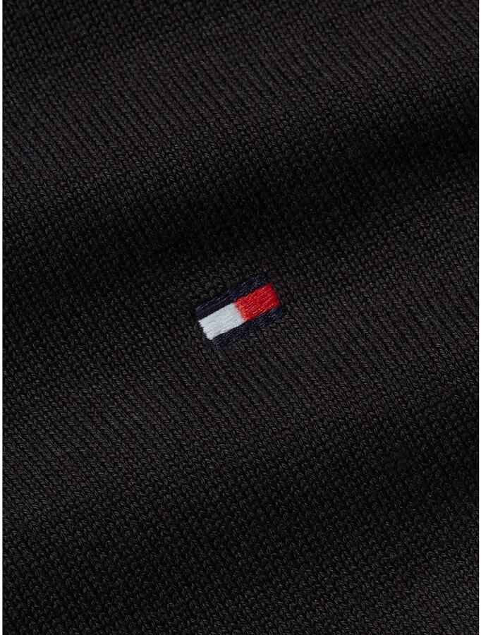 Tommy Hilfiger Gebreide trui ESSENTIAL COTTON V NECK met V-hals en borduursel - Foto 2