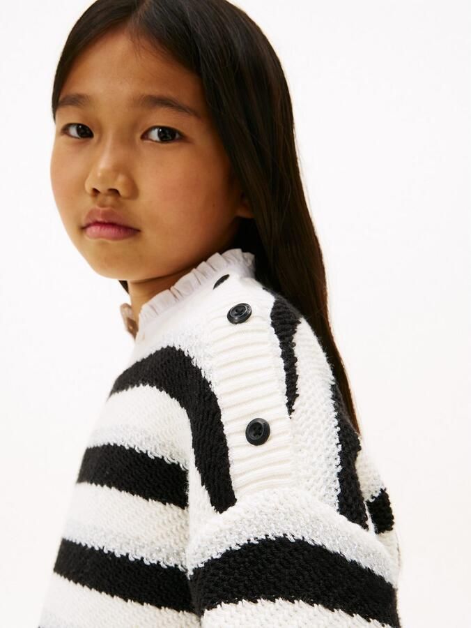 Tommy Hilfiger Gebreide trui LUREX STRIPE SWEATER - Foto 3