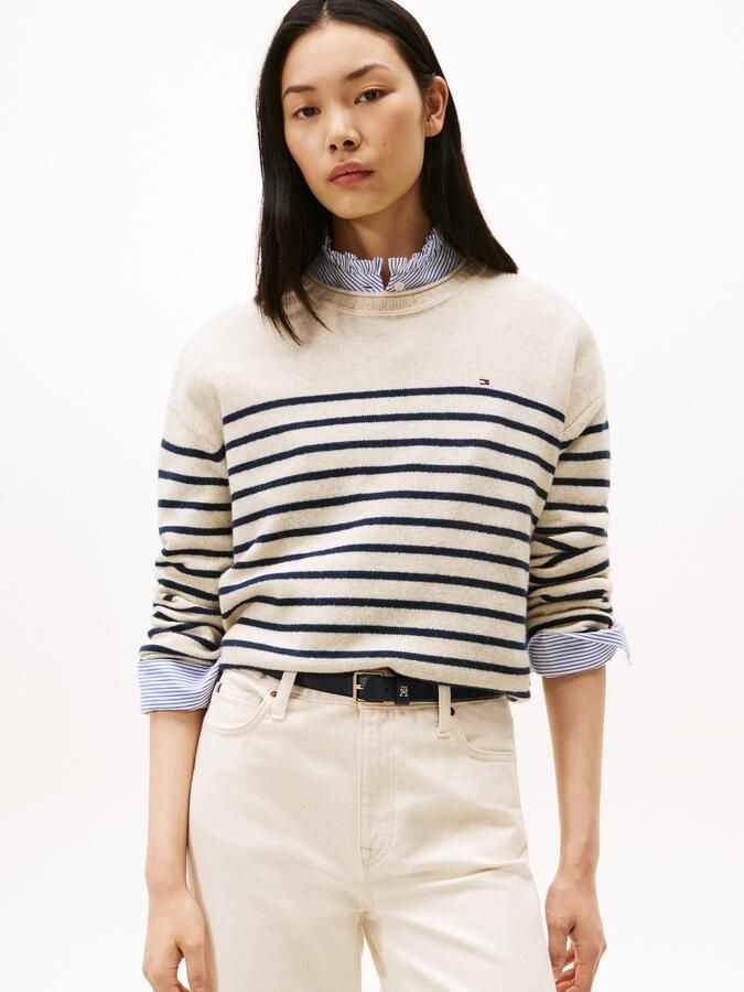 Tommy Hilfiger Regular fit gebreide pullover van pure wol - Foto 5