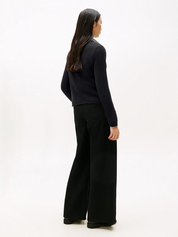 Tommy Hilfiger Pullover met afgeronde V-hals model 'SOFT WOOL' - Foto 5