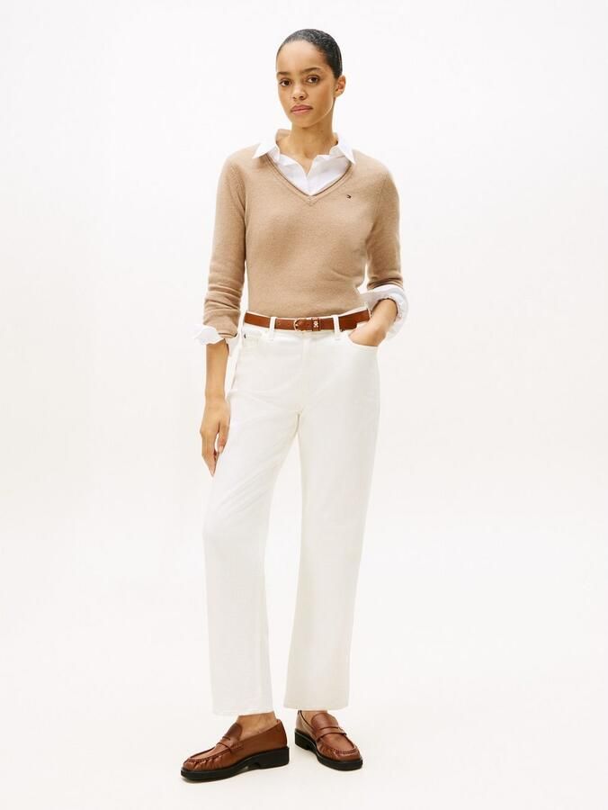 Tommy Hilfiger Slim fit gebreide pullover van zuivere wol - Foto 3