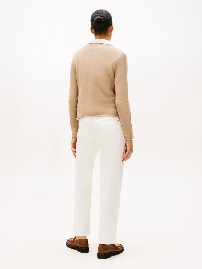 Tommy Hilfiger Slim fit gebreide pullover van zuivere wol - Foto 4