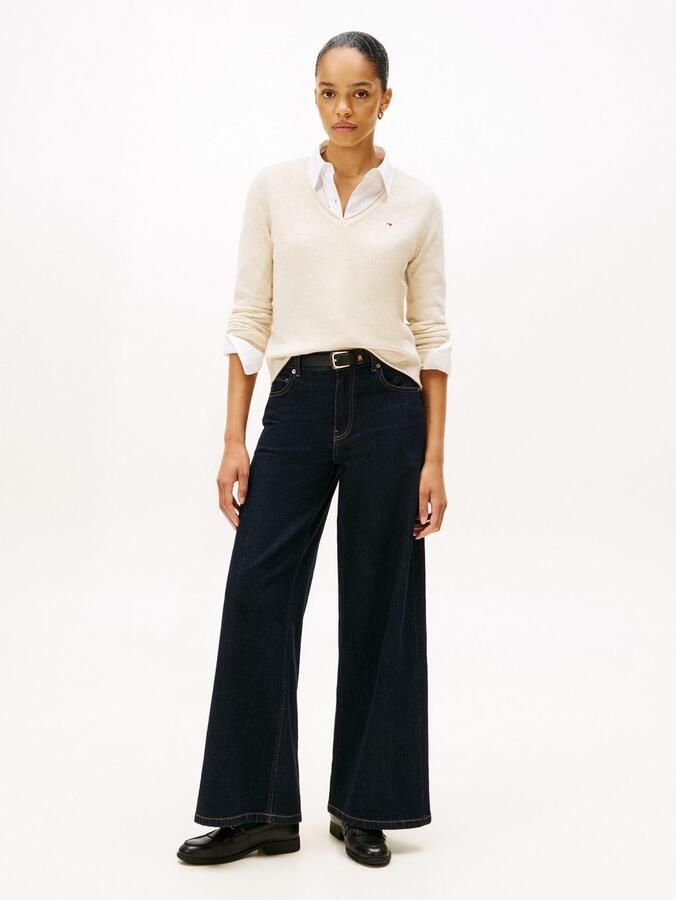 Tommy Hilfiger Slim fit gebreide pullover van zuivere wol - Foto 3