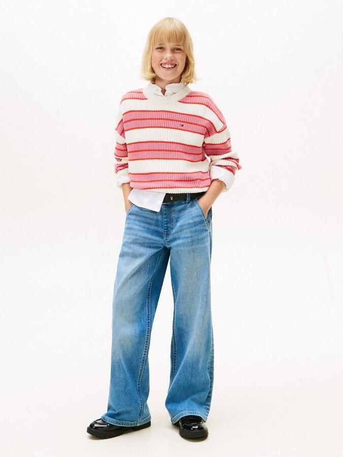 Tommy Hilfiger Gebreide trui STRIPE CHENILLE SWEATER - Foto 4