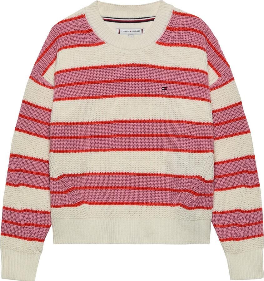 Tommy Hilfiger Gebreide trui STRIPE CHENILLE SWEATER - Foto 2