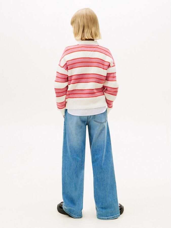 Tommy Hilfiger Gebreide trui STRIPE CHENILLE SWEATER - Foto 5