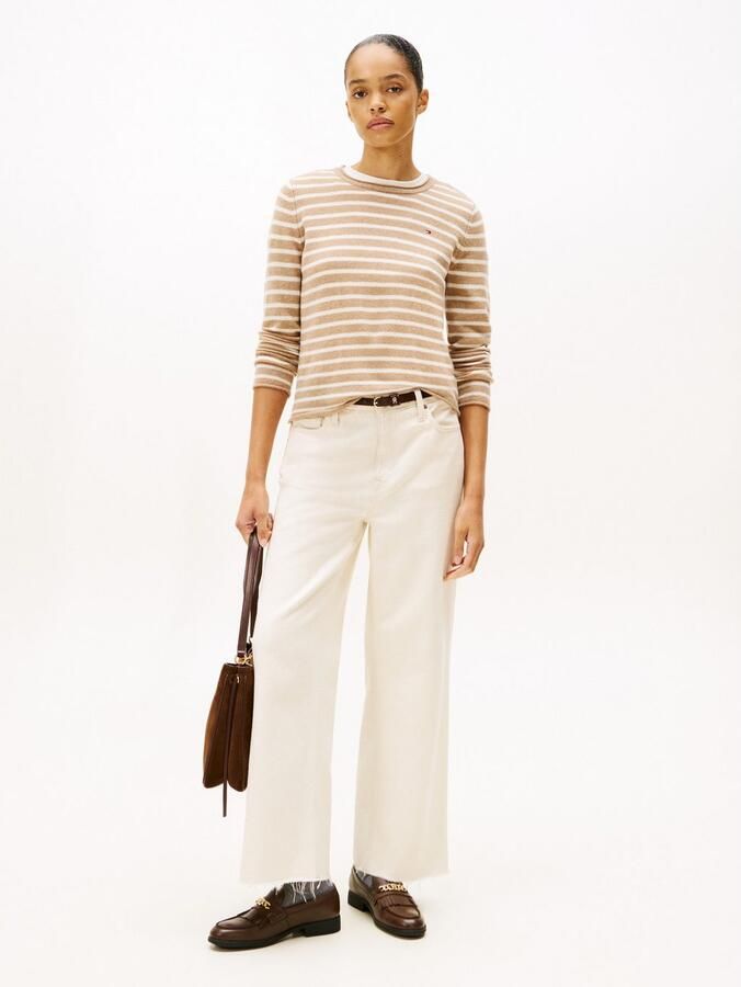 Tommy Hilfiger Slim fit gebreide pullover van zuivere wol - Foto 3