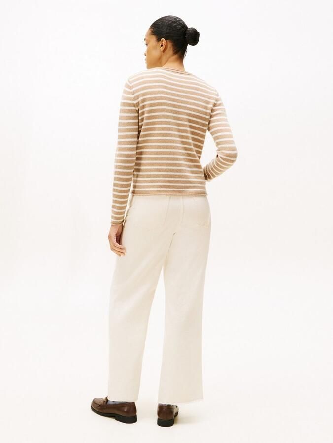 Tommy Hilfiger Slim fit gebreide pullover van zuivere wol - Foto 4