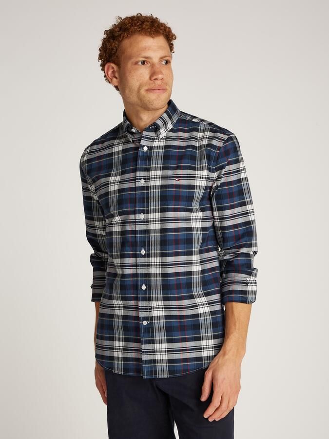 Tommy Hilfiger Geruit overhemd OXFORD HERITAGE PLAID RF SHIRT - Foto 5