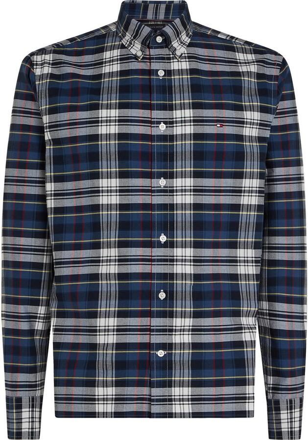 Tommy Hilfiger Geruit overhemd OXFORD HERITAGE PLAID RF SHIRT - Foto 4
