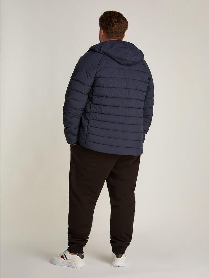 Tommy Hilfiger Gewatteerde jas BT-MIX QUILT HOODED JACKET-B in grote maten logoborduring - Foto 4