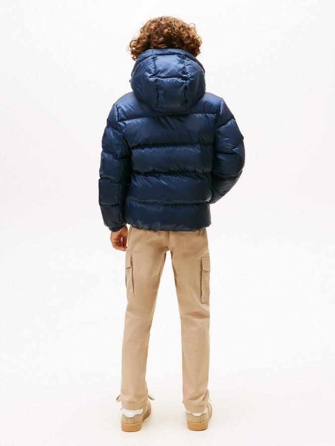 Tommy Hilfiger Teens Regular fit donsjack met doorgestikte naden - Foto 4