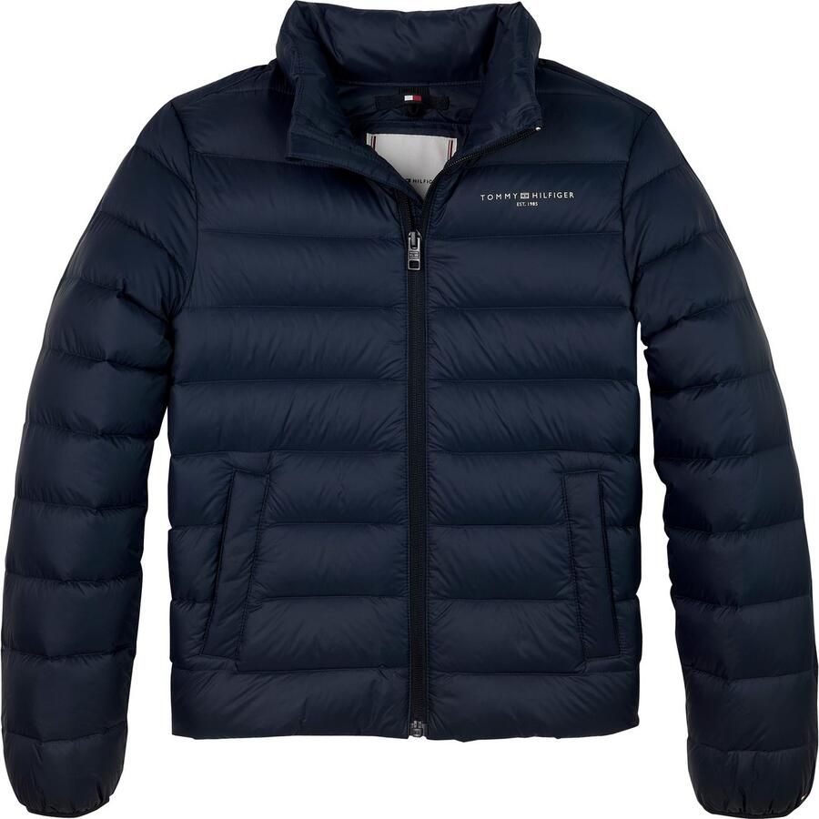 Tommy Hilfiger Gewatteerde jas ESSENTIAL LIGHT DOWN JACKET voor kinderen tot 16 jaar logo print op de borst - Foto 2