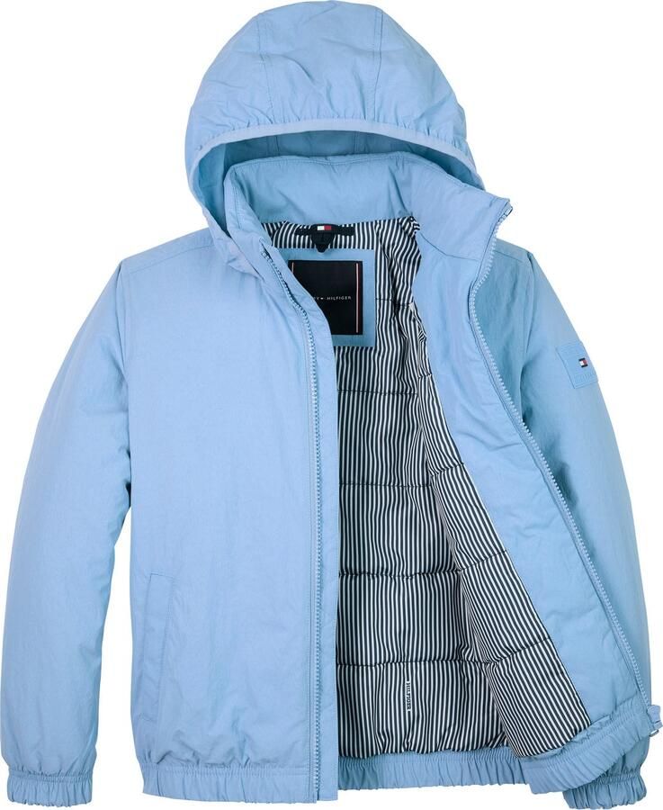 Tommy Hilfiger Gewatteerde jas ESSENTIAL PADDED JACKET voor kinderen tot 16 jaar met capuchon in de kraag - Foto 3