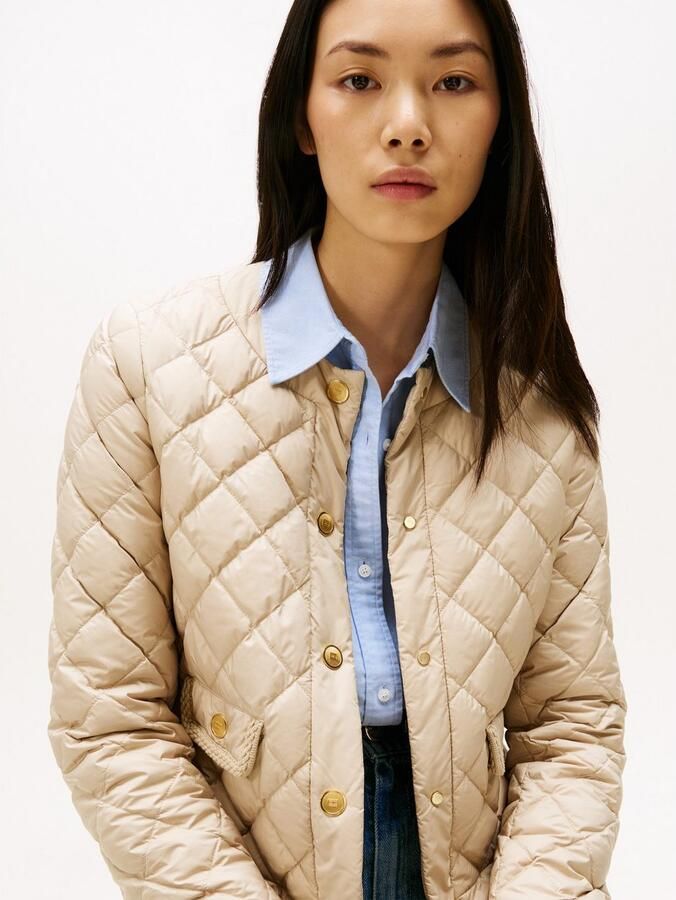Tommy Hilfiger Gewatteerde jas G BUTTON QUILTED REG LADY JACKET