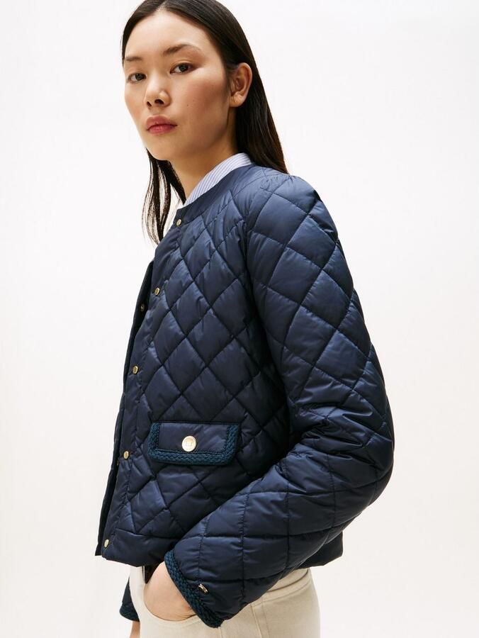 Tommy Hilfiger Gewatteerde jas G BUTTON QUILTED REG LADY JACKET