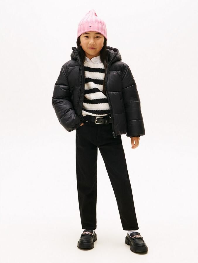 Tommy Hilfiger Gewatteerde jas HOODED SHINY PUFFER JACKET - Foto 5