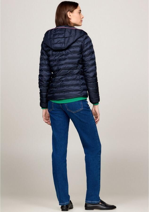 Tommy Hilfiger Gewatteerde jas LW PADDED GLOBAL STRIPE JACKET met global stripe op de capuchon (Global Serie TH VROUWEN) - Foto 5