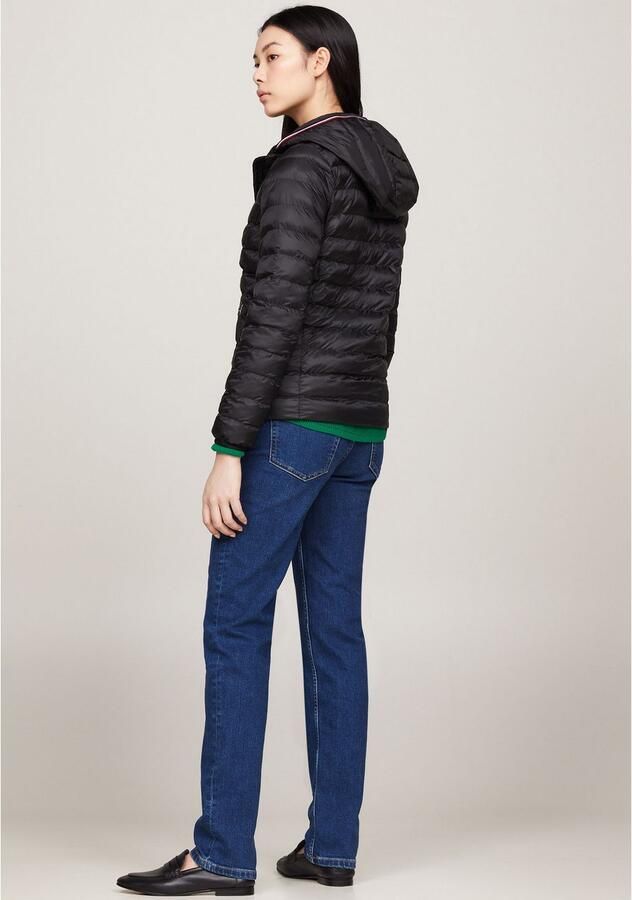 Tommy Hilfiger Gewatteerde jas LW PADDED GLOBAL STRIPE JACKET met global stripe op de capuchon (Global Serie TH VROUWEN) - Foto 4