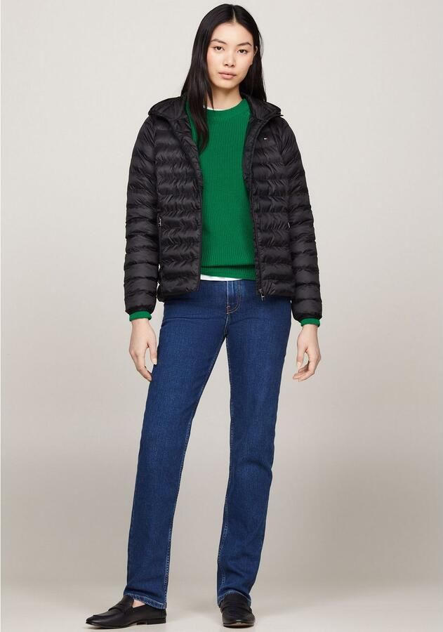 Tommy Hilfiger Gewatteerde jas LW PADDED GLOBAL STRIPE JACKET met global stripe op de capuchon (Global Serie TH VROUWEN) - Foto 5