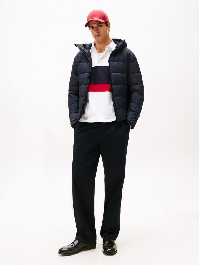 Tommy Hilfiger Gewatteerde jas MID WEIGHT HOODED JACKET - Foto 3