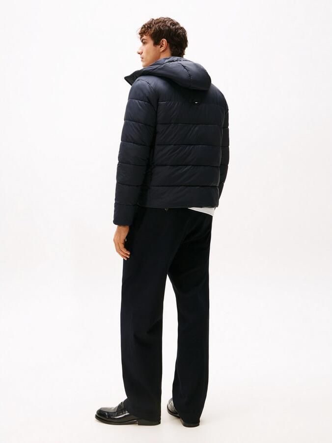 Tommy Hilfiger Gewatteerde jas MID WEIGHT HOODED JACKET - Foto 4