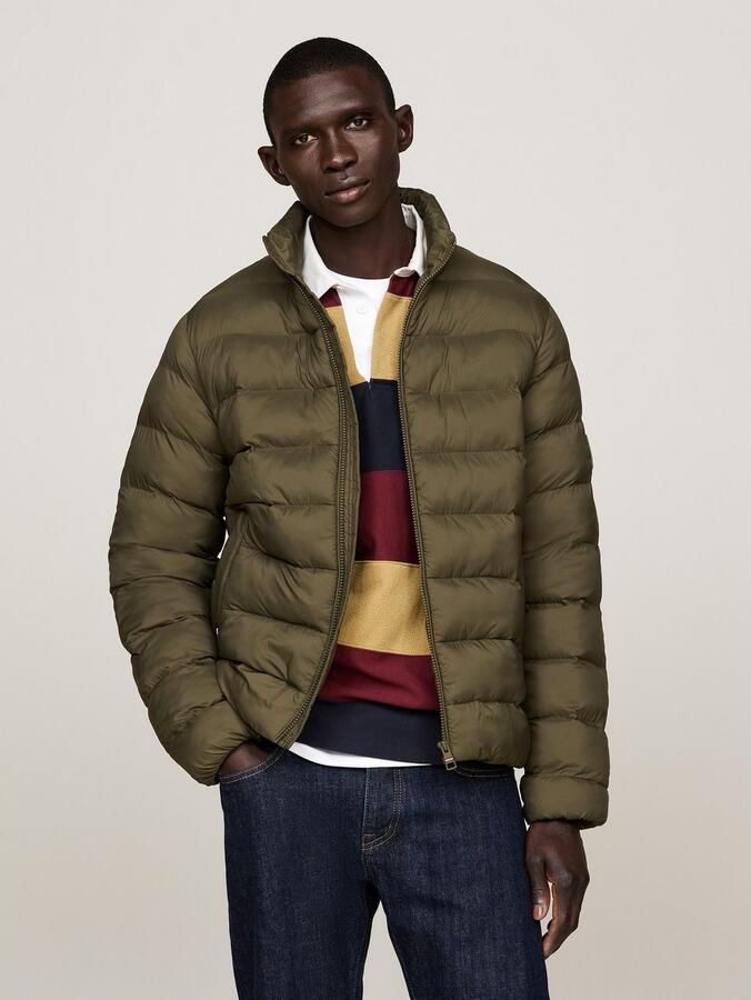 Tommy Hilfiger Gewatteerde jas MID WEIGHT STAND COLLAR JACKET - Foto 8