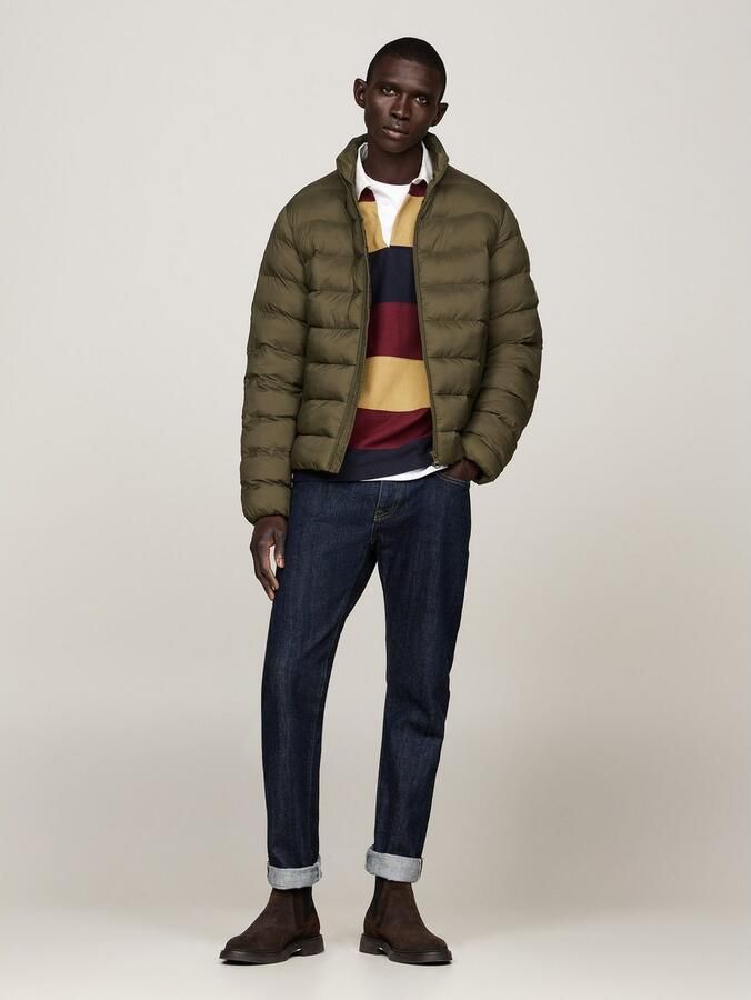 Tommy Hilfiger Gewatteerde jas MID WEIGHT STAND COLLAR JACKET - Foto 6