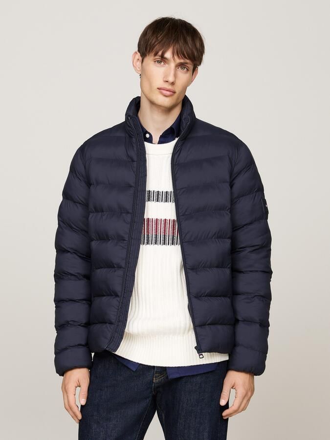 Tommy Hilfiger Gewatteerde jas MID WEIGHT STAND COLLAR JACKET - Foto 9