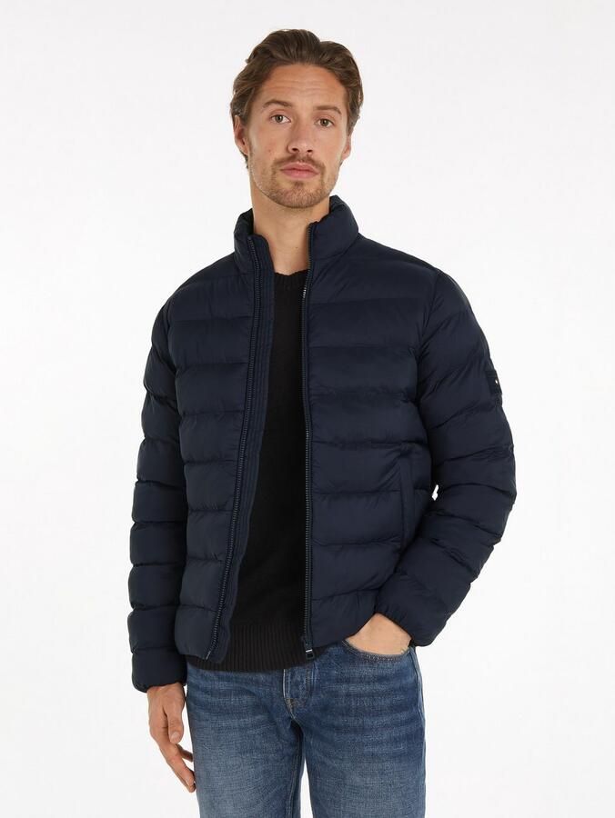 Tommy Hilfiger Gewatteerde jas MID WEIGHT STAND COLLAR JACKET - Foto 4