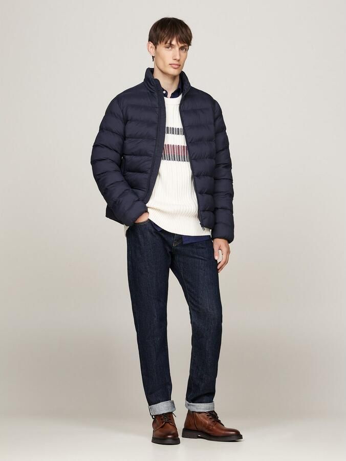 Tommy Hilfiger Gewatteerde jas MID WEIGHT STAND COLLAR JACKET - Foto 7