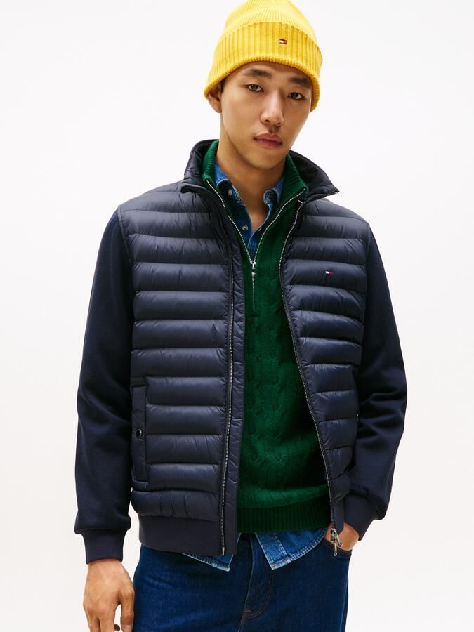 Tommy Hilfiger Gewatteerde jas MIX MEDIA mit Stehkragen effen casual regular fit katoenmix - Foto 5