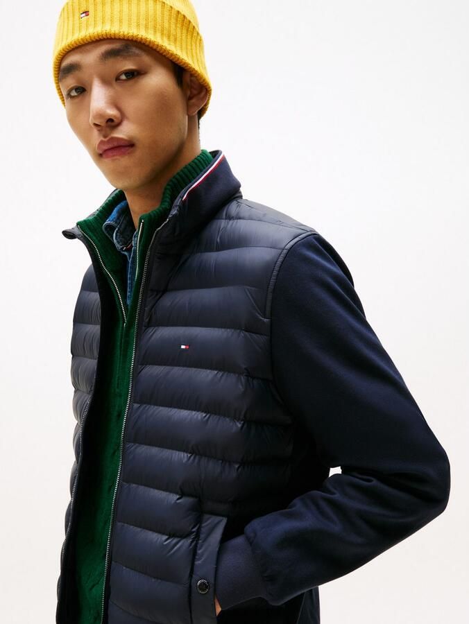 Tommy Hilfiger Gewatteerde jas MIX MEDIA mit Stehkragen effen casual regular fit katoenmix - Foto 2