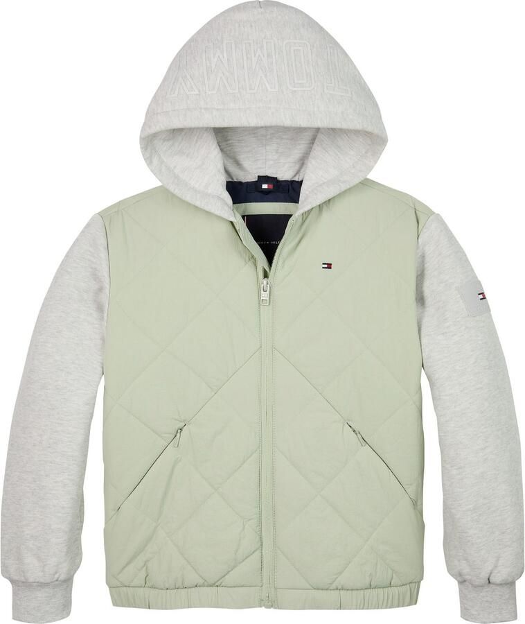 Tommy Hilfiger Gewatteerde jas MIX MEDIA QUILTED JACKET voor kinderen tot 16 jaar materiaalmix - Foto 3