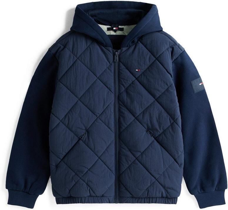 Tommy Hilfiger Gewatteerde jas MIX MEDIA QUILTED JACKET voor kinderen tot 16 jaar materiaalmix - Foto 5