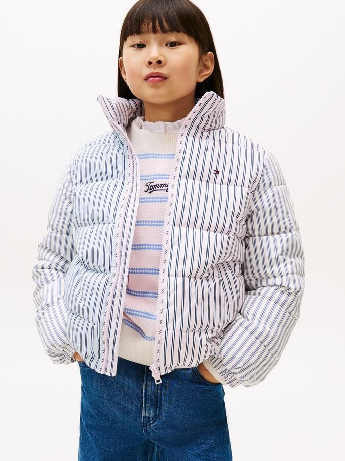 Tommy Hilfiger Gewatteerde jas MIX STRIPE PUFFER voor kinderen tot 16 jaar cool streepdesign - Foto 6
