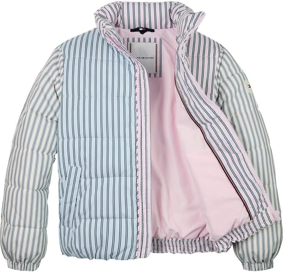 Tommy Hilfiger Gewatteerde jas MIX STRIPE PUFFER voor kinderen tot 16 jaar cool streepdesign - Foto 2