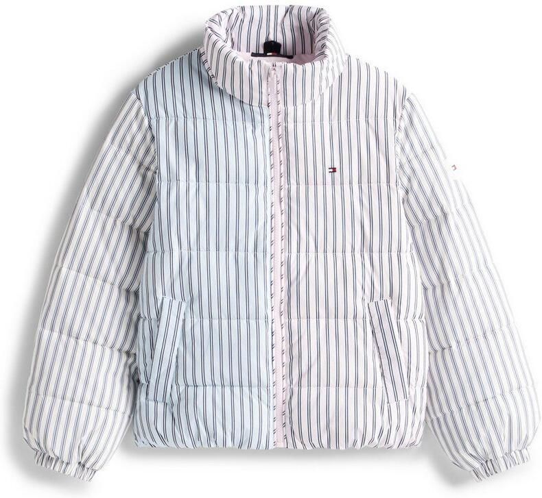Tommy Hilfiger Gewatteerde jas MIX STRIPE PUFFER voor kinderen tot 16 jaar cool streepdesign - Foto 5