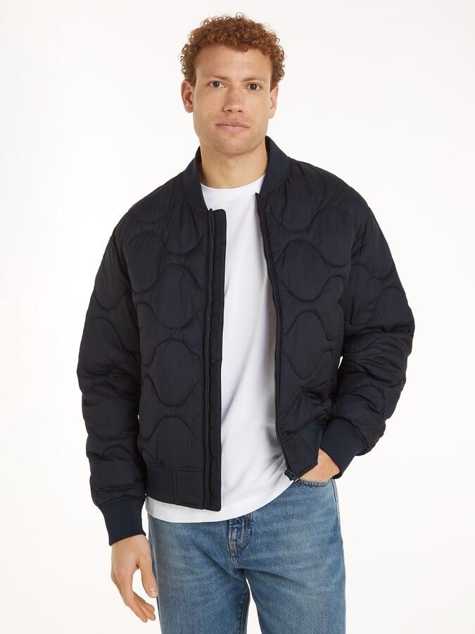 Tommy Hilfiger Gewatteerde jas ONION QUILTED BOMBER met staande kraag modieuze quilting - Foto 8