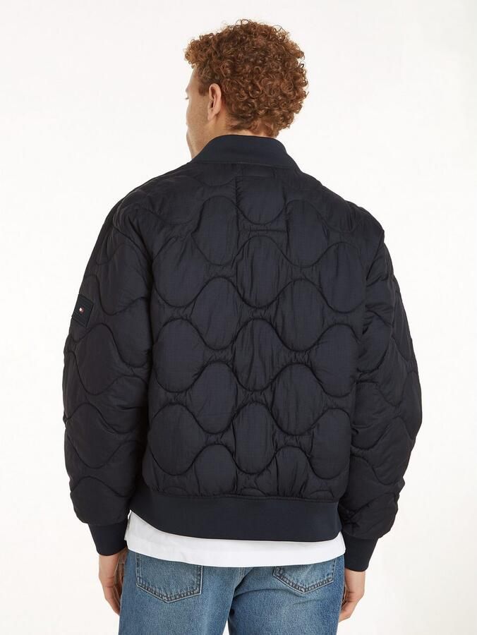 Tommy Hilfiger Gewatteerde jas ONION QUILTED BOMBER met staande kraag modieuze quilting - Foto 5