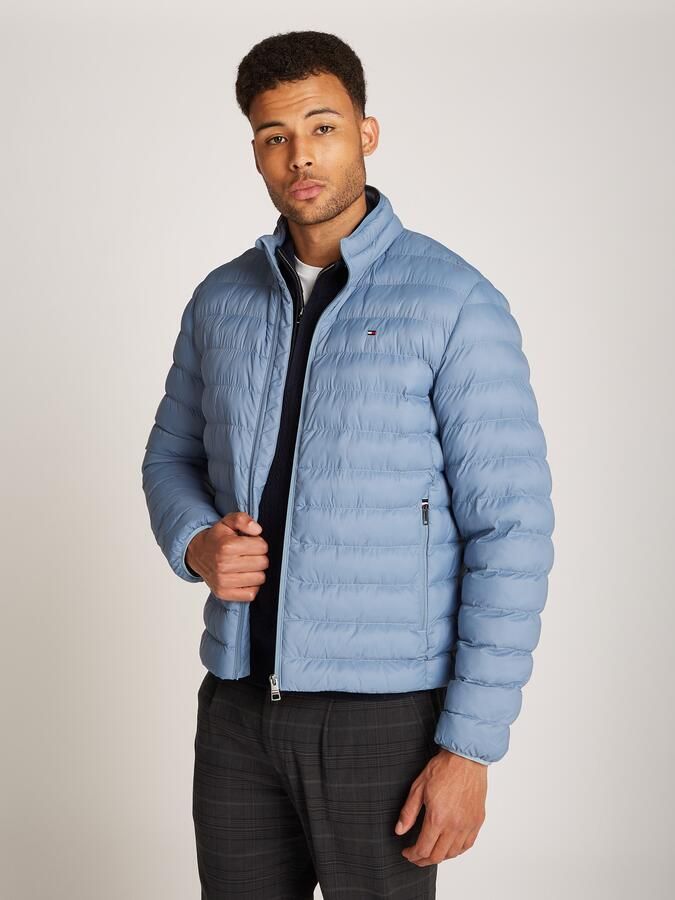 Tommy Hilfiger Gewatteerde jas PACKABLE RECYCLED JACKET Overgangsjas met logoborduursel - Foto 10