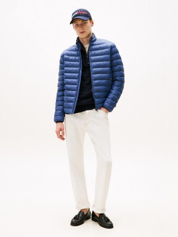 Tommy Hilfiger Gewatteerde jas PACKABLE RECYCLED JACKET Overgangsjas met logoborduursel - Foto 2