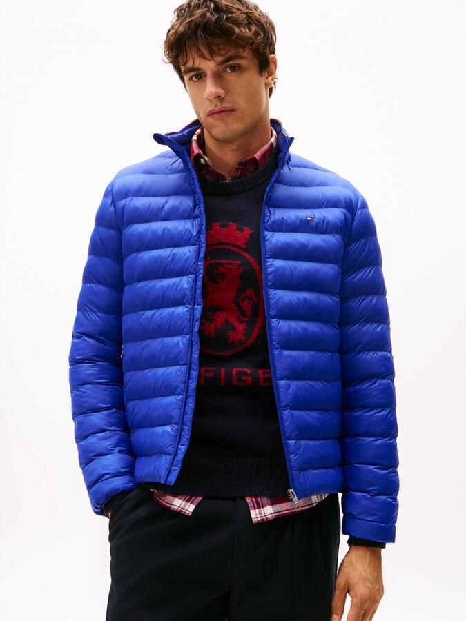 Tommy Hilfiger Gewatteerde jas PACKABLE RECYCLED JACKET Overgangsjas met logoborduursel - Foto 5