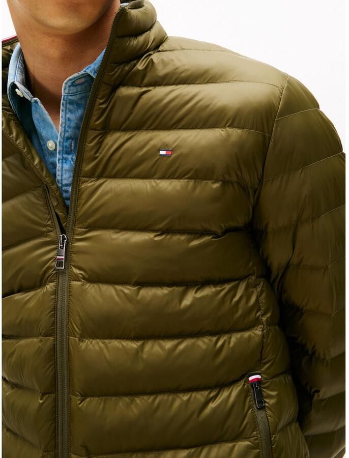 Tommy Hilfiger Gewatteerde jas PACKABLE RECYCLED JACKET Overgangsjas met logoborduursel - Foto 2